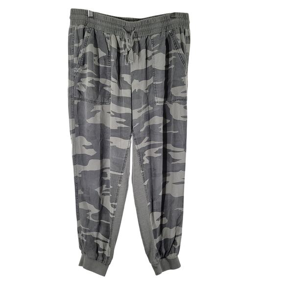 Splendid Pants - Splendid Supersoft Camo Jogger Pants Womens XL  Gray RW1000X Model Camoflauge